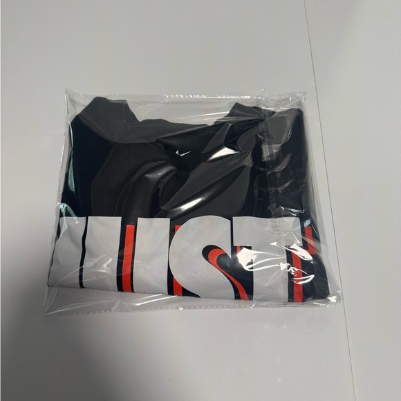 Nike Black Tee with White Logo - Picture 7 of 8